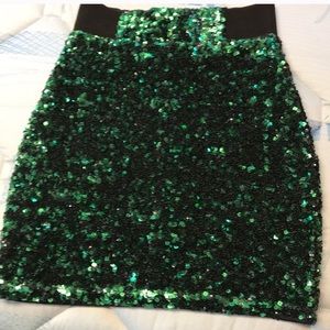 H&M Sequined MINI Skirt